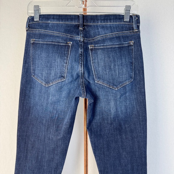 Banana Republic Skinny Ankle Jeans Dark Wash Premium Denim Women's Size 27 - Picture 13 of 14